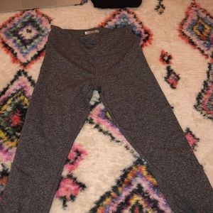 Forever 21 grey cutout leggings. Size XS